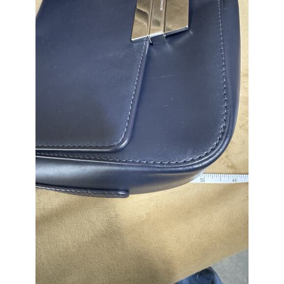 NWT Michael kors quiet designer Shoulder Leather Navy Blue - Picture 13 of 13